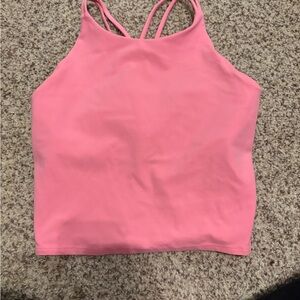Pink Athleta Girl Sports Tank Top